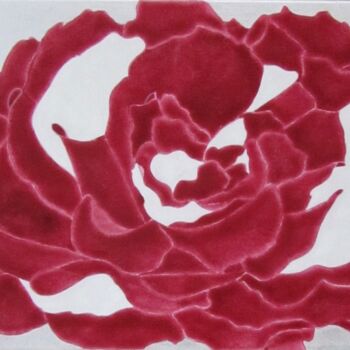 Painting titled "Rose Epoca (variati…" by Elena Belkova, Original Artwork, Acrylic