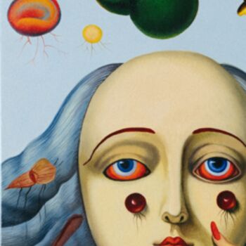 Pintura titulada "Face (2)" por Elena Bezhenova, Obra de arte original, Oleo