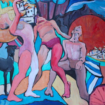 Pintura titulada "Marbella" por Elena Done, Obra de arte original, Oleo Montado en Bastidor de camilla de madera