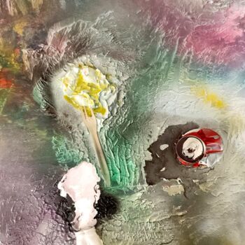 Pittura intitolato "soft-boiled" da Elena Flying, Opera d'arte originale, Acrilico