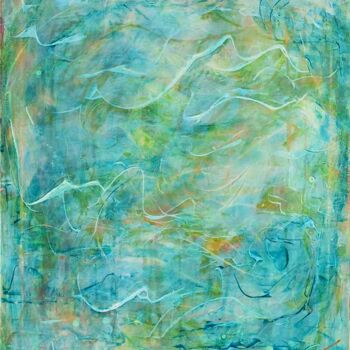 Pittura intitolato "Abstract interior p…" da Elena Gerasimova, Opera d'arte originale, Acrilico Montato su Telaio per barell…