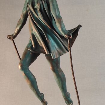Sculpture titled ""WEIGHTLESS! I " UN…" by Elena Kraft, Original Artwork, Clay