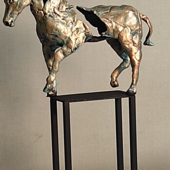 Sculpture intitulée ""Agnesa"" par Elena Kraft, Œuvre d'art originale, Argile
