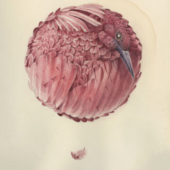 Peinture intitulée "Drop" par Elena Limkina, Œuvre d'art originale, Aquarelle