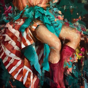 Картина под названием ",,BOLERO"" - Elena Mashajeva-Agraphiotis, Подлинное произведение искусства, Масло