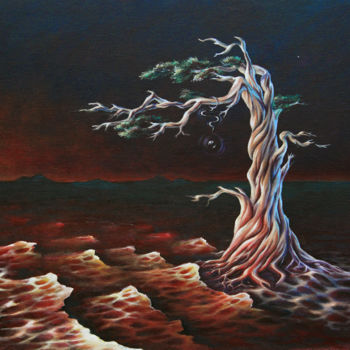 Картина под названием "Кровь земли" - Elena Morgun (Trish), Подлинное произведение искусства, Масло