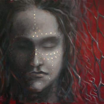 Картина под названием "Сквозь сны" - Elena Morgun (Trish), Подлинное произведение искусства, Акрил Установлен на Деревянная…