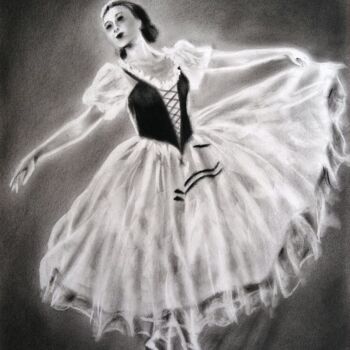 Pintura titulada "Ballerina" por Elena Otieva, Obra de arte original, Oleo