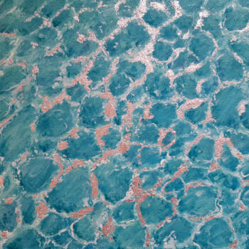 Pintura intitulada "The shape of water.…" por Elena Petrova, Obras de arte originais, Óleo
