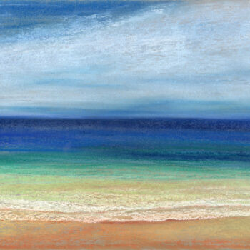 제목이 "Sea №6(Pastel)"인 그림 Elena Petrova로, 원작, 파스텔