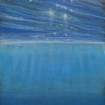 Σχέδιο με τίτλο "Waves depth(Pastel)" από Elena Petrova, Αυθεντικά έργα τέχνης, Παστέλ