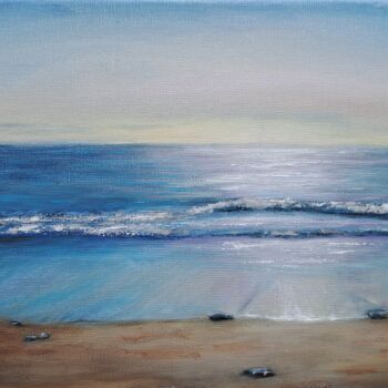 Картина под названием "Sea №13" - Elena Petrova, Подлинное произведение искусства, Масло