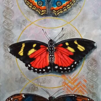 "Butterflies 2." başlıklı Tablo Елена Пименова tarafından, Orijinal sanat, Akrilik