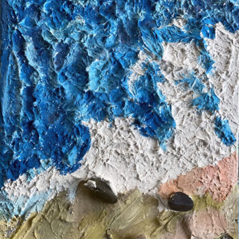 Картина под названием "ocean" - Елена Пинигина, Подлинное произведение искусства, Акрил