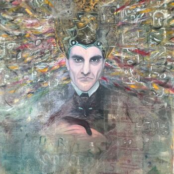 Peinture intitulée "Il Messicano Yuri K…" par Elena Semina, Œuvre d'art originale, Huile