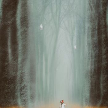 Цифровое искусство под названием "Лес междумирья. Гус…" - Елена Шерова, Подлинное произведение искусства, Цифровая живопись