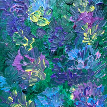 Картина под названием ""Summer flowers"" - Elena Sevastianova, Подлинное произведение искусства, Акрил Установлен на картон