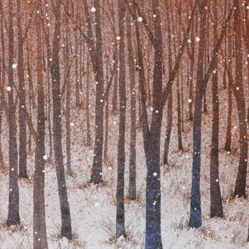 绘画 标题为“Forest” 由Elena Shichko, 原创艺术品, 水彩