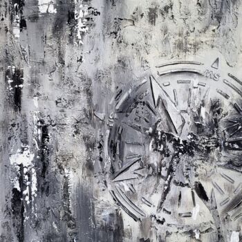 Картина под названием "Роза ветров" - Елена Смилевец, Подлинное произведение искусства, Акрил Установлен на Деревянная рама…