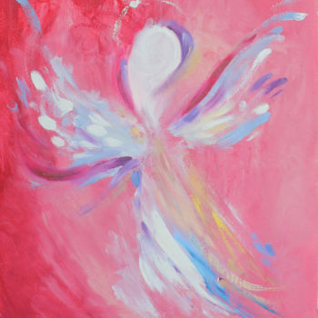 绘画 标题为“angel-rose.jpg” 由The Color Of Life, 原创艺术品, 油