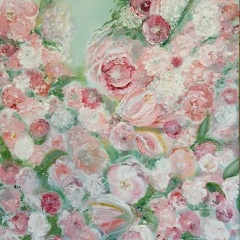 Peinture intitulée "Radiant, spring flo…" par Elena Sukhanova (SEA), Œuvre d'art originale, Huile Monté sur Carton