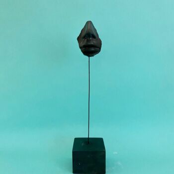 Sculpture intitulée "Sculpture My langua…" par Elena Troyanskaya, Œuvre d'art originale, Plâtre
