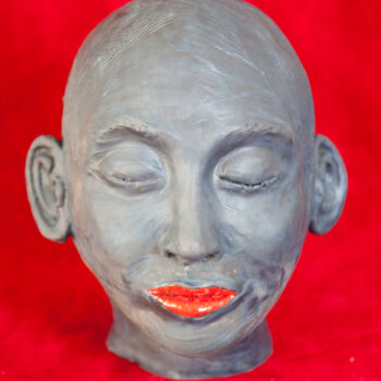 Sculpture titled "Lola" by Elena Uljancic, Original Artwork, Ceramics