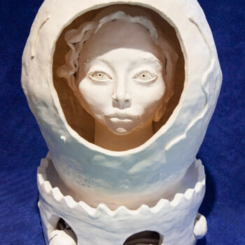 Sculpture titled "Ela" by Elena Uljancic, Original Artwork, Ceramics