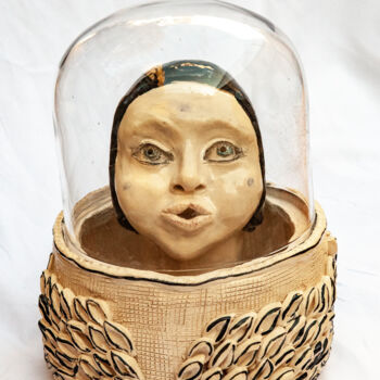雕塑 标题为“Ginetta” 由Elena Uljancic, 原创艺术品, 陶瓷