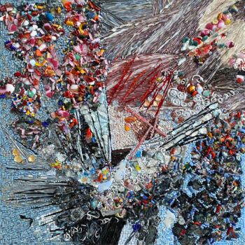 Pittura intitolato "Fair. 3d mosaic" da Elena Kirillova, Opera d'arte originale, Mosaico
