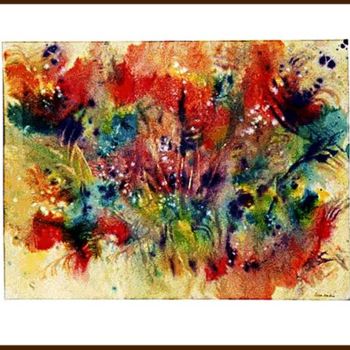 Painting titled "Summer flowering" by Elena Martém, Original Artwork, Oil