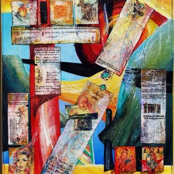 Collages titled "Ways of The life" by Elena Martém, Original Artwork