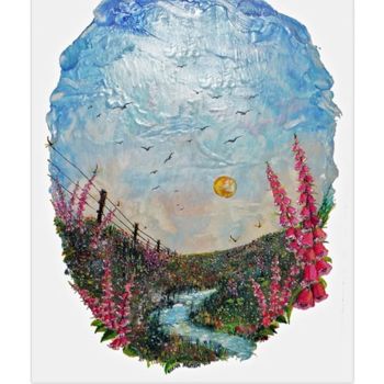 绘画 标题为“Flower Paradise-Цве…” 由Elena Martém, 原创艺术品, 其他