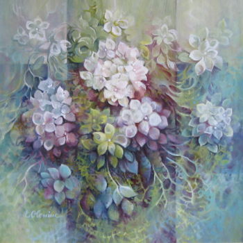 Картина под названием "Spring" - Elena Oleniuc, Подлинное произведение искусства, Масло