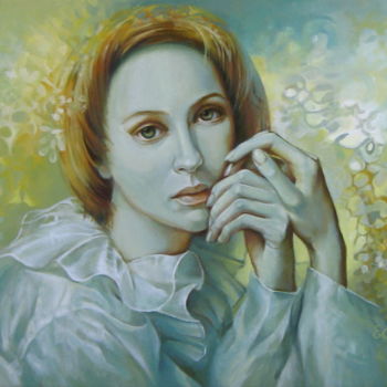 Painting titled "Silence" by Elena Oleniuc, Original Artwork, Oil