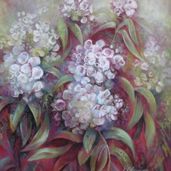 Painting titled "Garden" by Elena Oleniuc, Original Artwork