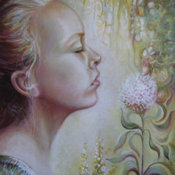 Painting titled "Fragrances 2" by Elena Oleniuc, Original Artwork, Pastel