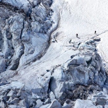 Fotografia intitolato "Mont Blanc adventure" da Elena Raceala, Opera d'arte originale, Fotografia digitale