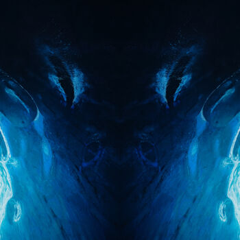 Photography titled "Immortal blue #1" by Elena Raceala, Original Artwork, Digital Photography