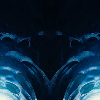 Fotografia intitolato "Immortal blue #3" da Elena Raceala, Opera d'arte originale, Fotografia digitale