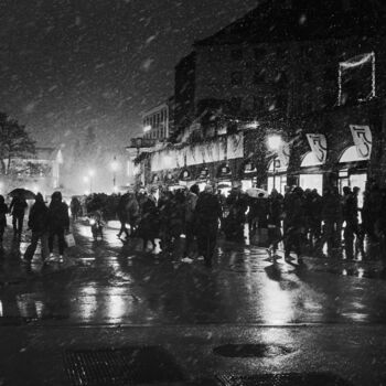 Фотография под названием "The first snow #1" - Elena Raceala, Подлинное произведение искусства, Цифровая фотография