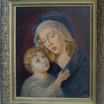 Painting titled "Madonna" by Elena Ringo, Original Artwork