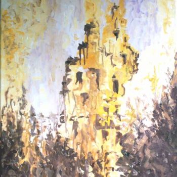 Painting titled "Torre" by Elena Rubert, Original Artwork