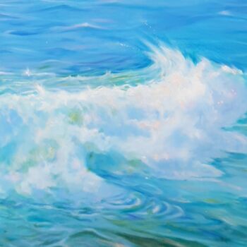 "Sea bright wave" başlıklı Tablo Elena Shchenina tarafından, Orijinal sanat, Petrol