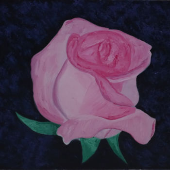 Pintura titulada "Rose" por Elena Voinova, Obra de arte original, Oleo