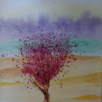绘画 标题为“Tree” 由Елена Воинова, 原创艺术品, 水彩