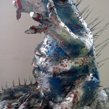 Sculpture intitulée "créature" par Hélène Chépa, Œuvre d'art originale
