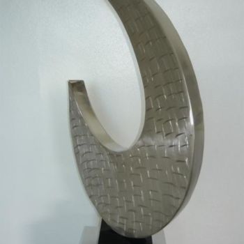 Sculpture titled "THE SEED" by Luis Matos Sanchez, Original Artwork, Metals