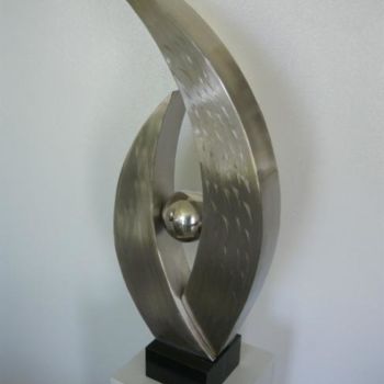 Sculpture titled "THE JOY OF LIFE" by Luis Matos Sanchez, Original Artwork, Metals