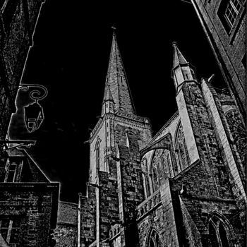 Photography titled "Cathedral Saint Vin…" by Elf Evans, Original Artwork, Digital Photography